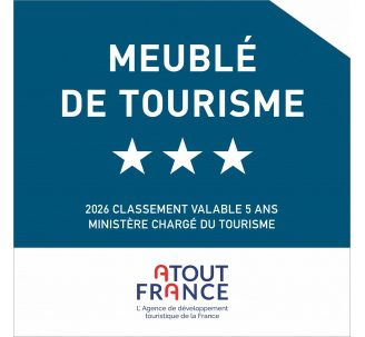 Meublé de tourisme 3 étoiles — Atout France, classement 2026